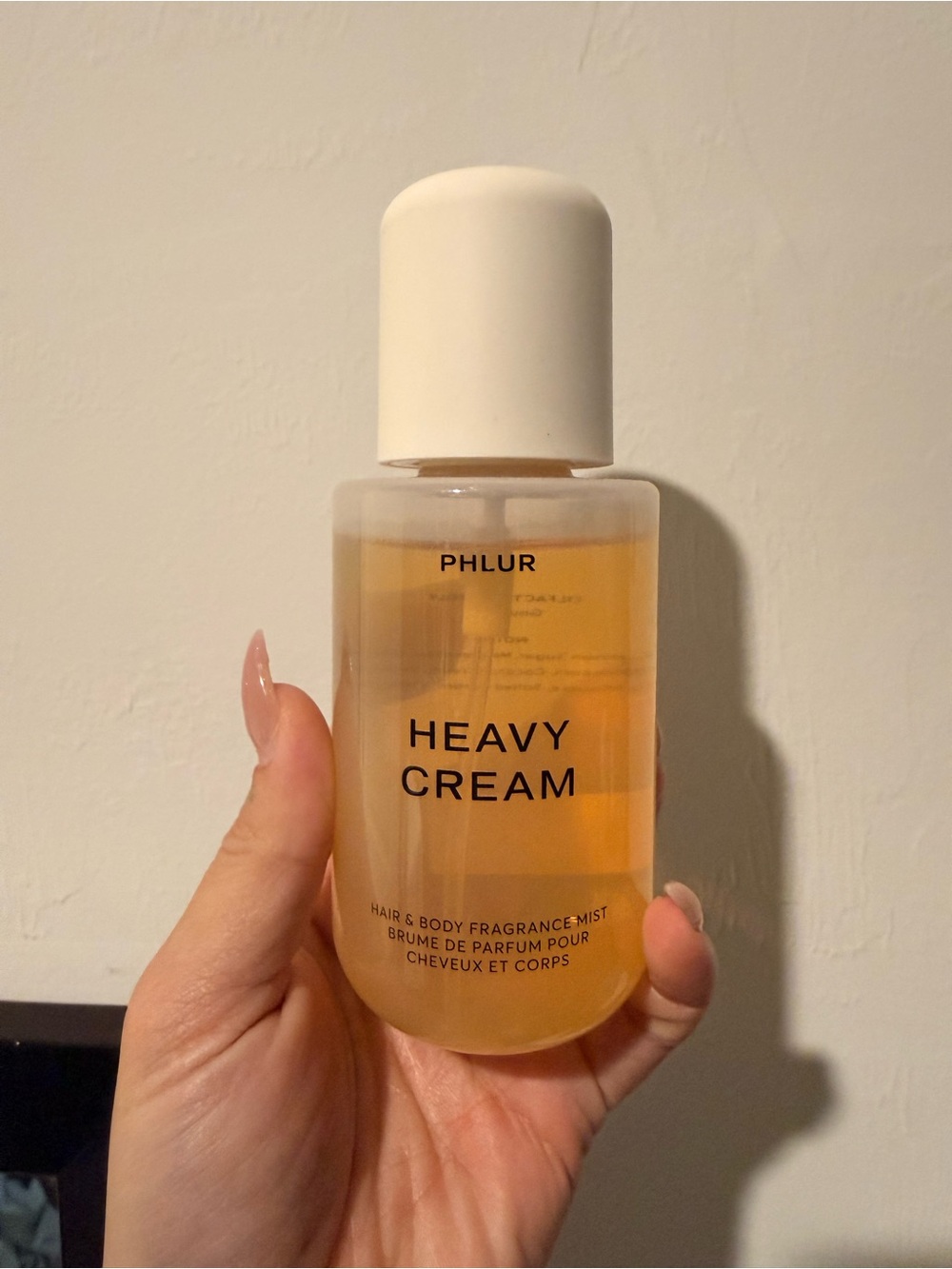 PHLUR Heavy Cream Hair & Body Fragrance Mist — Amber